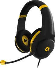 4Gamers - Gaming Headset - Xbox, PS4/PS5, Switch, PC - Glass Edition - Black/...