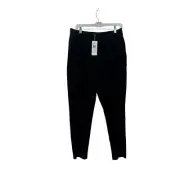 Eileen Fisher Tencel Jersey Tapered Leg Slouch Ankle Pants Black Size PL NWT