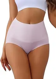 [Allegra K] Women's High Waist Full Coverage Tummy Control Underwear Briefs