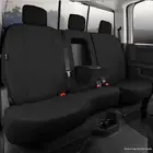 Fia Second Row Black Polyester Split Bench Seat Cover for 14-19 Silverado 1500