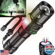 JAY-PARK Flashlights High Lumens, Rechargeable Flashlight 1000,000 Lumens wit