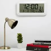 NEW Checkmate Vision Jumbo LCD Calendar Temp Wall & Desk Clock, 42cm