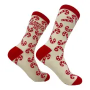 Women's Santas Favorite Ho Socks Funny Offensive Xmas Novelty Footwear