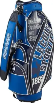 le coq sportif Golf Men's Caddy Bag GRAPHIC 9.5 x 47 inch 3.9kg Blue LG5SCB02M