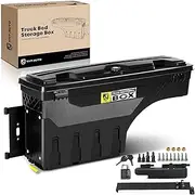 YHTAUTO Truck Bed Storage Tool Box Lockable Replacement for Dodge Ram 94-02 & Ford F-Series 80-96 & Chevy GMC C/K Pickup 88-98 Driver Side Toolbox Stow Up to 33 LBS
