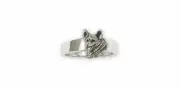 Corgi Ring Jewelry Sterling Silver Handmade Dog Ring CG6-R