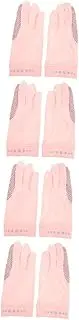 [Generic] 4 Pairs Touch Screen Sun Protection Gloves Women Fitness Gloves Convenient Fishing Gloves Portable Bike Gloves Protective Bike Gloves Riding Gloves Elastic Fishing Gloves