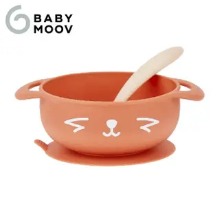 【babymoov】嬰兒矽膠餐具組 匙/碗(小狗/狐狸)