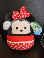 Squishmallows - Disney Minnie Mouse Christmas Holiday Plush - 10" 2023