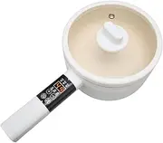Electric Hot Pot, 1.8L Portable LED Touch Non Stick Frying Pan Multifunction Electric Skillet with 5 Cooking Modes, Rapid Noodles Cooker, Dorm Office Mini Pot for Egg Fried Ramen