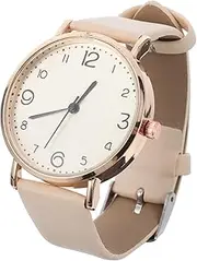 [Veemoon] Fashion Minimalist Leather Strap Watch for Women Simple Analog Wristwatch Stylish and Elegant for Ladies