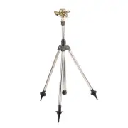 Stainless Steel Tripod Water Irrigation Tool Sprinkler Auto System Garden