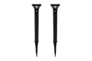 2PK Licht Solar Powered Sensor Stake Decorative Garden Light White LED 52.5cm