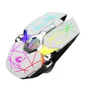 X13 Wireless Rechargeable Game Mouse Mute Liquid Cooled Shining Mechanical Mice Charging Gaming For Pc Mice Trackballs & Touchpads