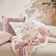 Tulip Fields Embroidered Cushion [MUSLTULIP24]