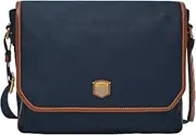 [FOSSIL] Messenger Bag Hayes Men's Navy Blue, blue (navy blue), Free Size