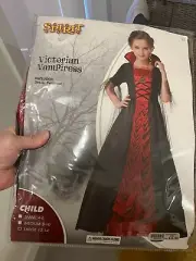 Spirit Victorian Vampire Vampiress Halloween Costume youth child large 12-14