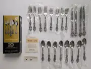Vintage NOS Oneida MICHELANGELO 20 Piece Set Service For 4 Stainless Flatware B