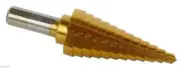 3/16" To 7/8" Titanium Step Drill Bit 12 Sizes M2 HEX