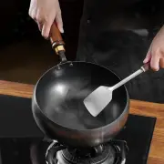 Nonstick Wok Cooking Hanging Ring Frying Pan for Restaurant Hotel Kitchen