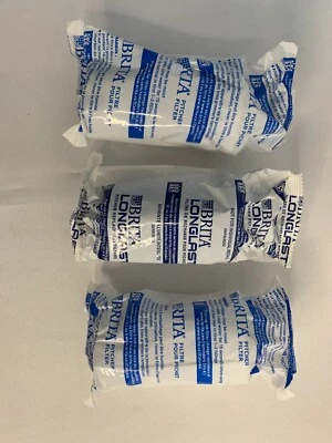 3 Brita Replacement Filters for Brita Water Pitchers/Dispensers NEW SEALED