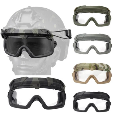 Tactical Airsoft Goggles Windproof Anti Fog CS Combat Eye Protection Goggles