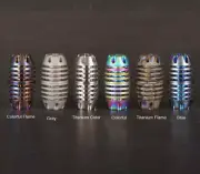 New Titanium Alloy Paracord Bead Bracelet Connection Buckle Keyring DIY EDC Bead