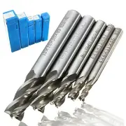 5Pcs CNC Straight Drill Bits HSS Shank 4 Flutes Engraving Milling Cutters c