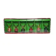 Pier 1 Imports Stemware Drink Charms 6/Set Beaded Dangle Bobble Wine-Glass Stem