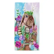 Kids Art Adorable Jackalope Rabbit Beach Towels Medium Large Extra Large