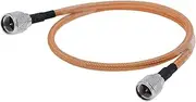 1Pcs Mini UHF Male to UHF Male Connector RG142 Coaxial Cable Router Antenna Extension Jumper(20M)