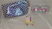 Little Girls Bling 2 O Heart Throb Goggles Mermaid Cosmetic Bag