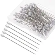 100 Pcs Corsage Boutonniere Pins Pearl Head Pins Sewing Pins Hat Pins Quilting P