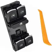 Master Driver Power Window Switch Compatible with VW Volkswagen CC Golf Jetta Passat Tiguan 2006-2010,2009-2013,5ND959857 1K4959857B 5K4959857