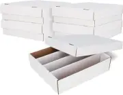 Efficient Card Organizer: 5ct Lightweight Storage Box for Magic & Sports Cards