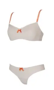 EMPORIO ARMANI women's underwear set without underwire + Brazilian article 16351
