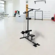 NEW PULL DOWN LOW ROW PULLDOWN FITNESS PLATE LOADED WEIGHTS PLATES HOME GYM