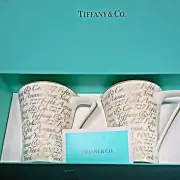 TIFFANY＆Co. Notes Original Pair mug cup (Set of 2) w/Box Lovely Super Rare F/S