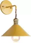 Wall Sconce lamps lighting fixture with on off switch, Yellow Macaron E26 Edison