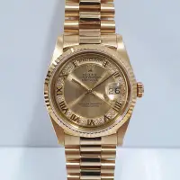 在飛比找Yahoo!奇摩拍賣優惠-ROLEX勞力士 18238 Day-Date 蠔式18K金