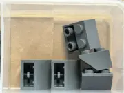 LEGO Parts - Dark Bluish Gray Slope, Inverted 45 2 x 2 - No 3660 - QTY 5