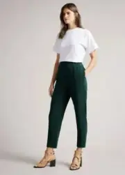 Ted Baker London Aliadd Rib Detail Jogger Dark Green 3/(8-10US)
