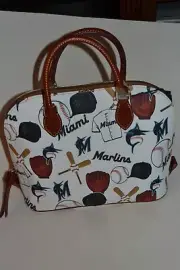 Dooney & Bourke Miami Marlins Zip Satchel New