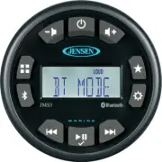 JENSEN JMS3RTL Marine Stereo AM/FM Bluetooth Weatherband 160W Single Zone​