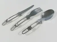 在飛比找蝦皮購物優惠-【放空國度】韓系 SELPA不鏽鋼摺疊餐具 刀子/叉子/湯匙