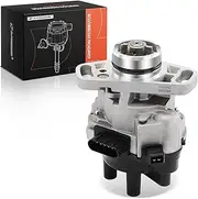 A-Premium Ignition Distributor with Cap and Rotor Compatible with Mitsubishi Mirage 1991-1995 & Dodge Colt 1991-1994 & Eagle Summit 1991-1996 & Plymouth Colt 1991-1995, 1.5L
