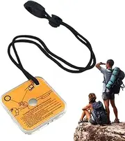 Signaling Mirror - Compact Survival Signal Mirror | Lightweight emergenccy Reflective Mirror | Durable Acrylic resscue Mirror, Small Pocket Signal Mirror for Hiking, Camping, Boating, Backpacking