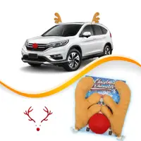 在飛比找蝦皮商城精選優惠-現貨促銷 聖誕節汽車馴鹿鹿角和鼻子裝飾品 汽車聖誕麋鹿造型用