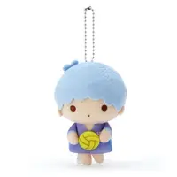 在飛比找momo購物網優惠-【小禮堂】雙子星KIKI 絨毛吊飾 玩偶吊飾 玩偶鑰匙圈 藍