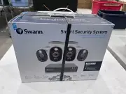 Brand NEW Swann 4 Camera 4 Channel 1080p Full HD DVR Smart Security System